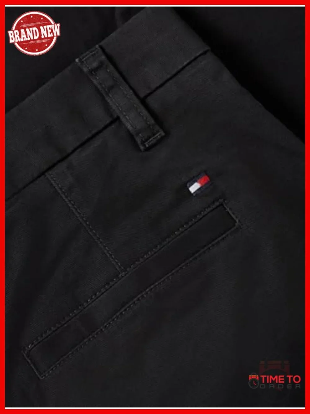 Women's Twill Slim Chino Pants with Stretch Mid Rise Ankle Pants